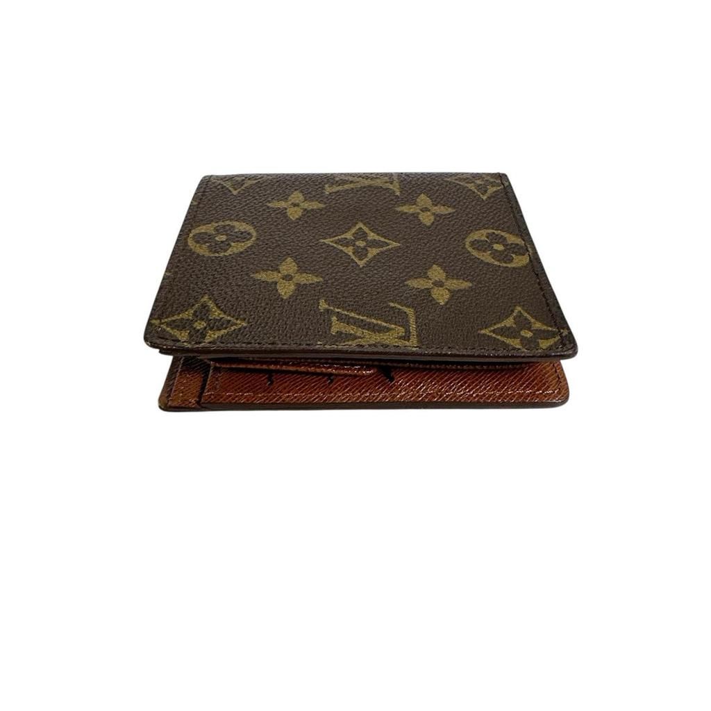 Louis Vuitton Monogram Portefeiulle Marco Wallet Monogram Canvas Brown M61675 Used