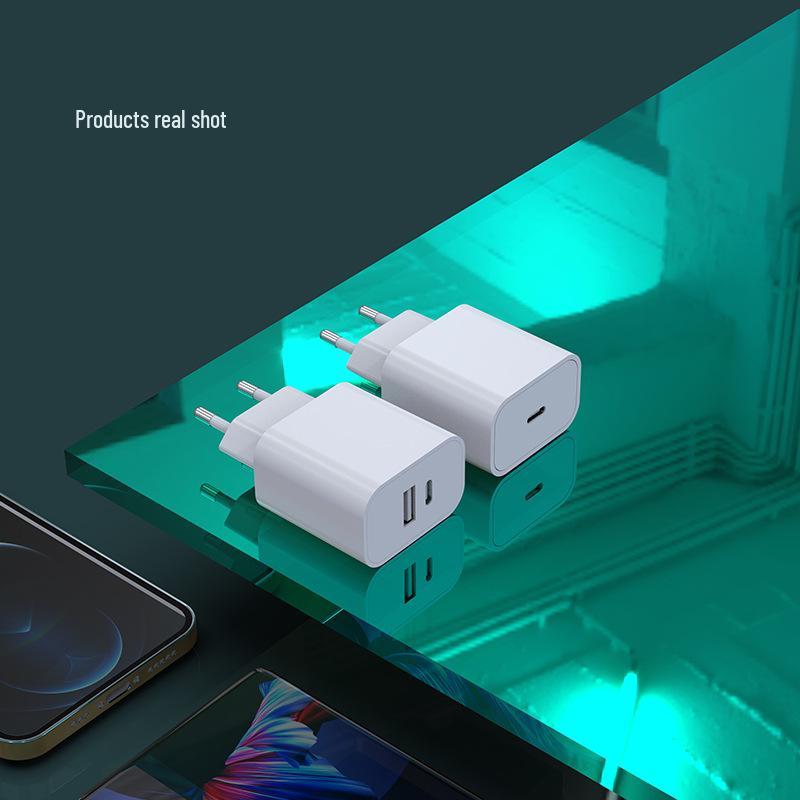 Korean Standard 20W Dual Port Charger - KC Certified Fast Charging A+C Ports