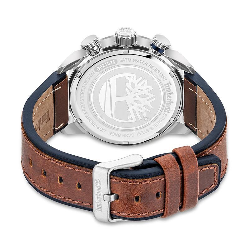 Timberland Callahan Series Watch Quartz Movement Beige Dial Chronograph Outdoor Sports American Vintage Men watches TDWGF2102604