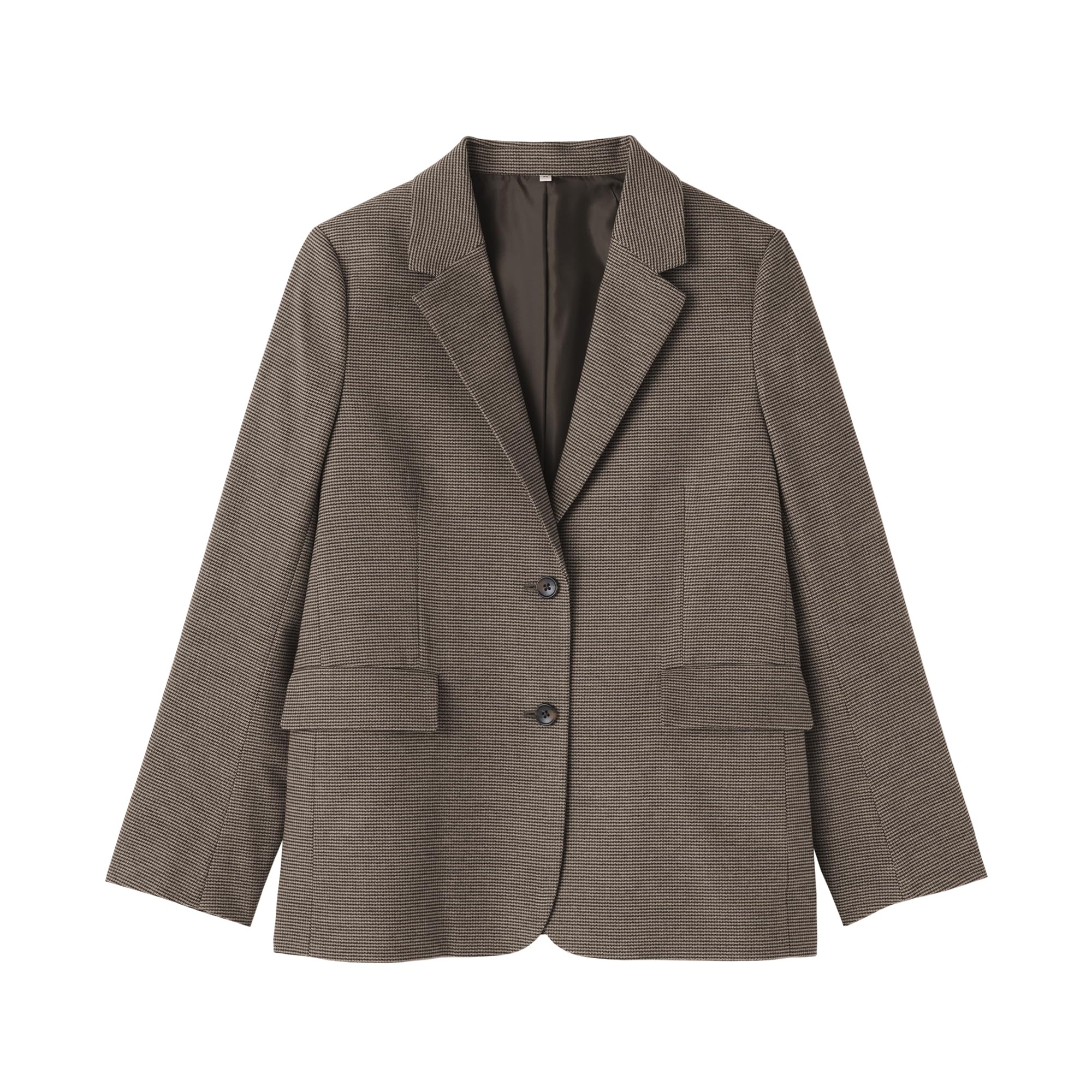 

MUJI Brushed Tailored Size BD10OA5A Women s Jacket, Brown, Small,