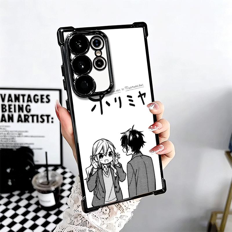 Anime Horimiya Soft Phone Case For Samsung Galaxy S26 Ultra S25 Edge S24 FE S23 Plus S22 S21 + S20 Plating Anti-Fall Fundas