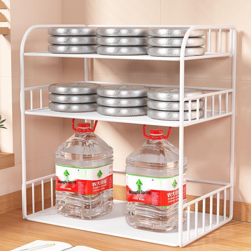 Multilayer Desktop Bookshelf Organizer for Office, Study, Dorm, and Dining Table.