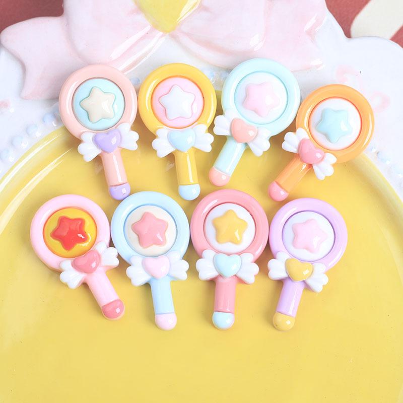 Fairy Wand Resin Hair Tie & Sticker Set