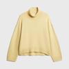 European & American Style Women's High Neck Knit Sweater - Loose Fit, Autumn/Winter