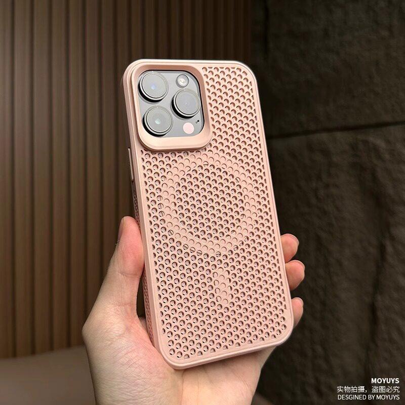 Coque Magnétique Dissipant la Chaleur Pour Xiaomi 17 Coque Trou d'Aération en Nid d'Abeille Couvercle de Charge Sans Fil Pour Xiaomi Mi 17 Coque Résistante aux Chocs