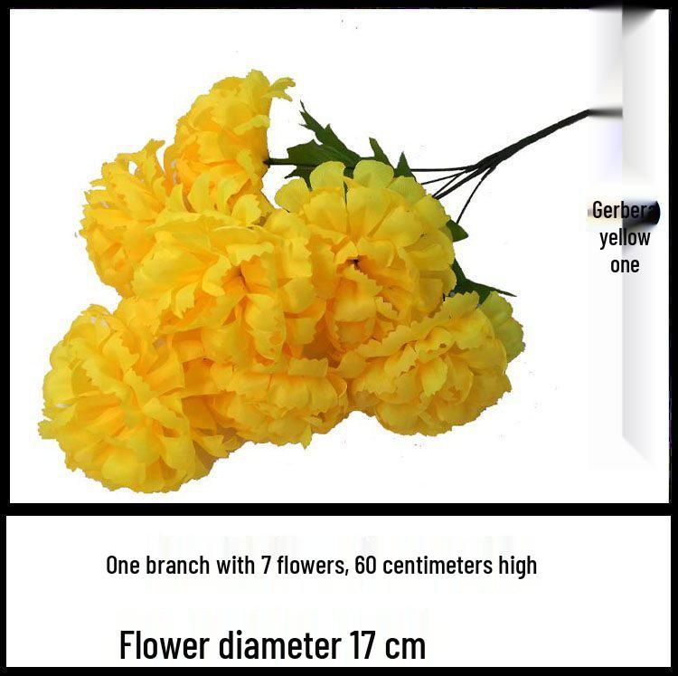 Chrysanthemum Silk Flowers for Qingming Festival Grave Offerings