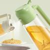 2 In 1 Olive Oil Sprayer Dispenser Bottle Household Spray-pour Air Fryer Olive Oil Cooking Oil Barbecue Oil Sprayer Kitchen Tool