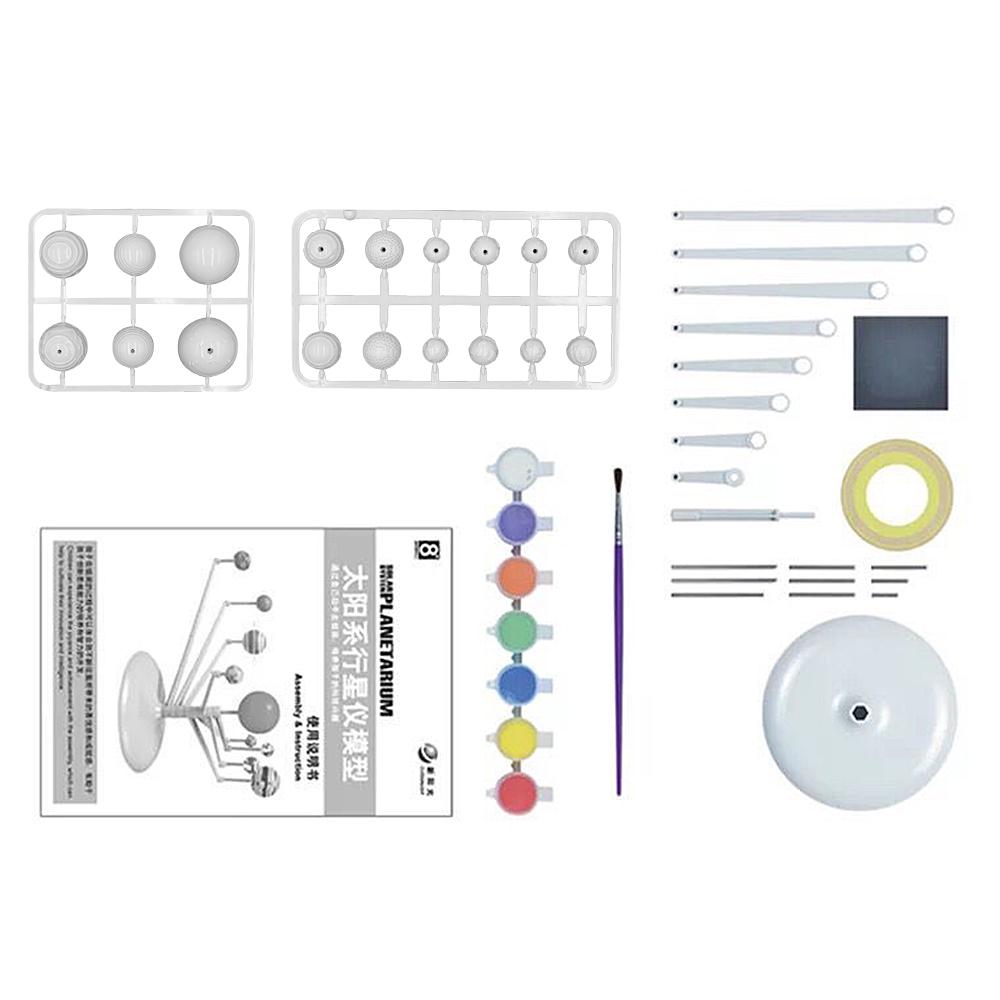 

Solar System Model Kit, Plarium Science Kit for Kids with Glow in The Dark Pls, Educational Astronomy Toy for Ages 8 and Up