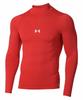 [Under Armor] T-shirt UA CG ARMOR LS MOCK Men's RED Japan MD (equivalent To Japanese Size M)