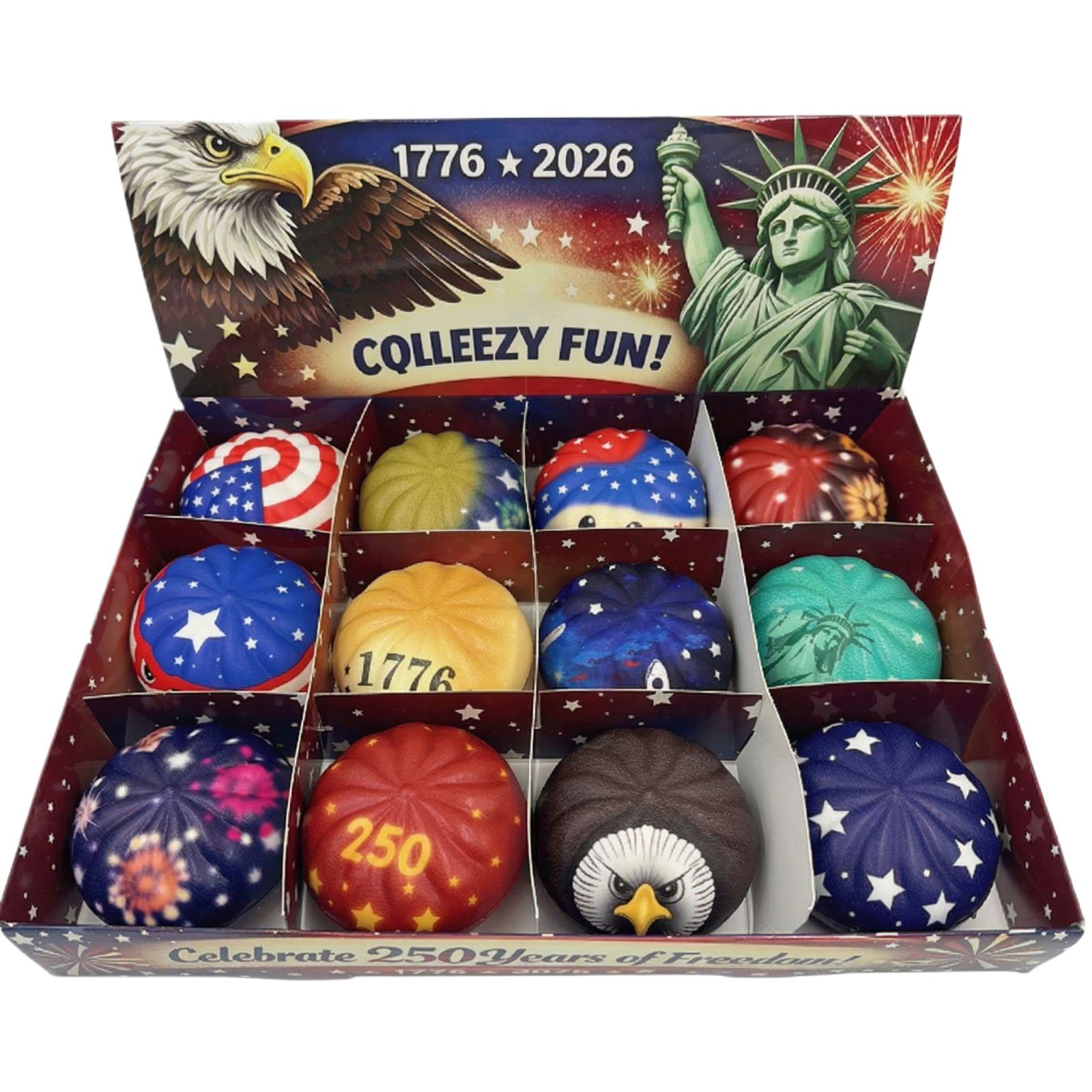 

US 0th Anniversary Commemorative Background PU Slow Toy One Size