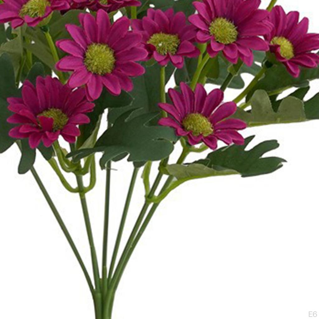 10 Bundles Flower Artificial Flowers Centerpiece Decorative Fake Plants Faux for Garden Party