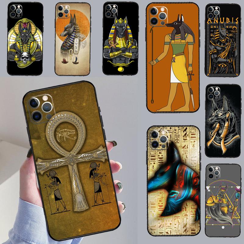 Anubis Egyptian God Phone Case For Samsung Galaxy S26 S25 S24 S20 S21 S22 S23 Ultra S10 Plus S25 FE Cover Coque