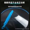Transparent face shield with retractable temple arms for cycling, dental protection, cooking to prevent oil splashes, wind protection, eye