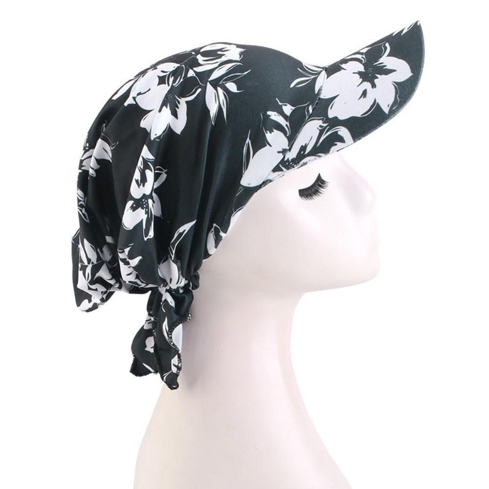 Paisley Print Hijab Caps Adjustable Amoeba Turban Headscarf Hat New Baseball Cap  Outdoor Sunshade