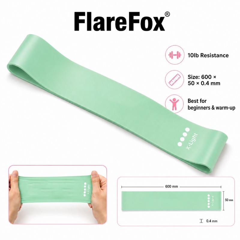 FlareFox Hip Resistance Bands Fitness Set Strength Agility Training Rehabilitation Muscle Exercises Yoga Home Gym Equipment 3