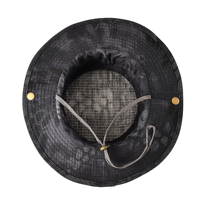 23 Farben Outdoor Bucket Hat Verdickter Boonie Hut Top Qualität Fischerhut Jagd Camping Kappen A0E056