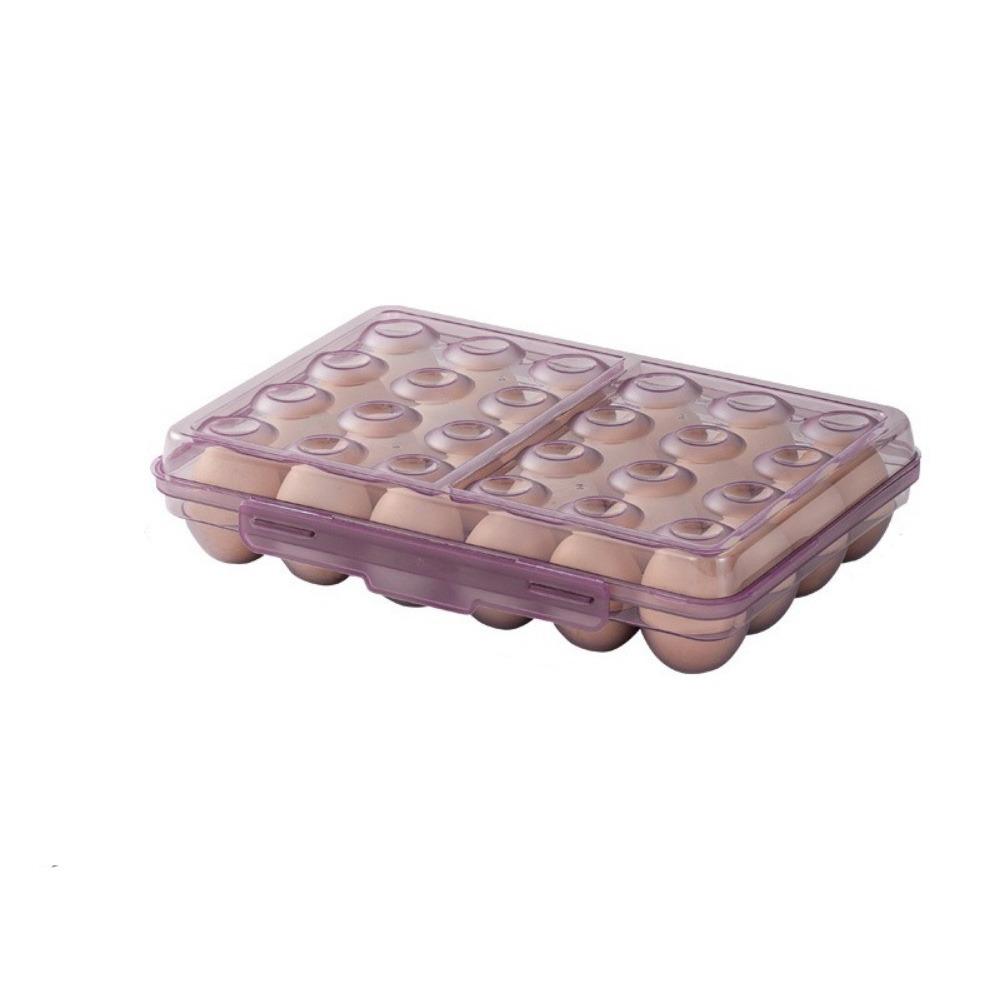 Plastic Refrigerator Egg Organizer 6/15/24 Grids Eggs Case Multipurpose Egg Protector  for Kitchen