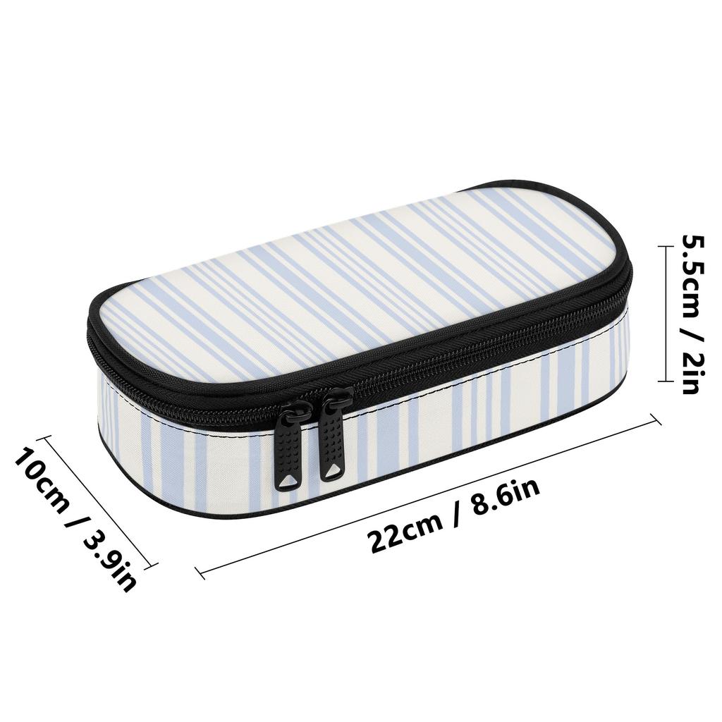 Pen Case Lightweight 300D Polyester Zip Around Closure with Pen Slots Mesh Pocket and Spacious Main Compartment for Boys Girls