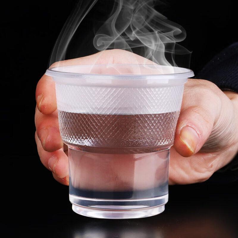 Qiwei Thickened Transparent Disposable Plastic Cups
