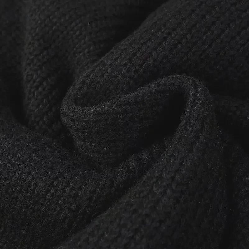 2024 Spring Women's Sequined Bowknot Loose Knitted Cardigan Sweater