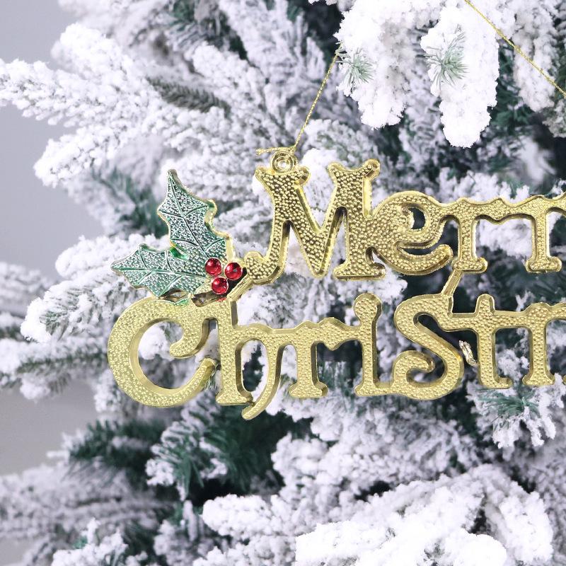 Temu Merry Christmas Tree Hanging Decoration Sign Pendant