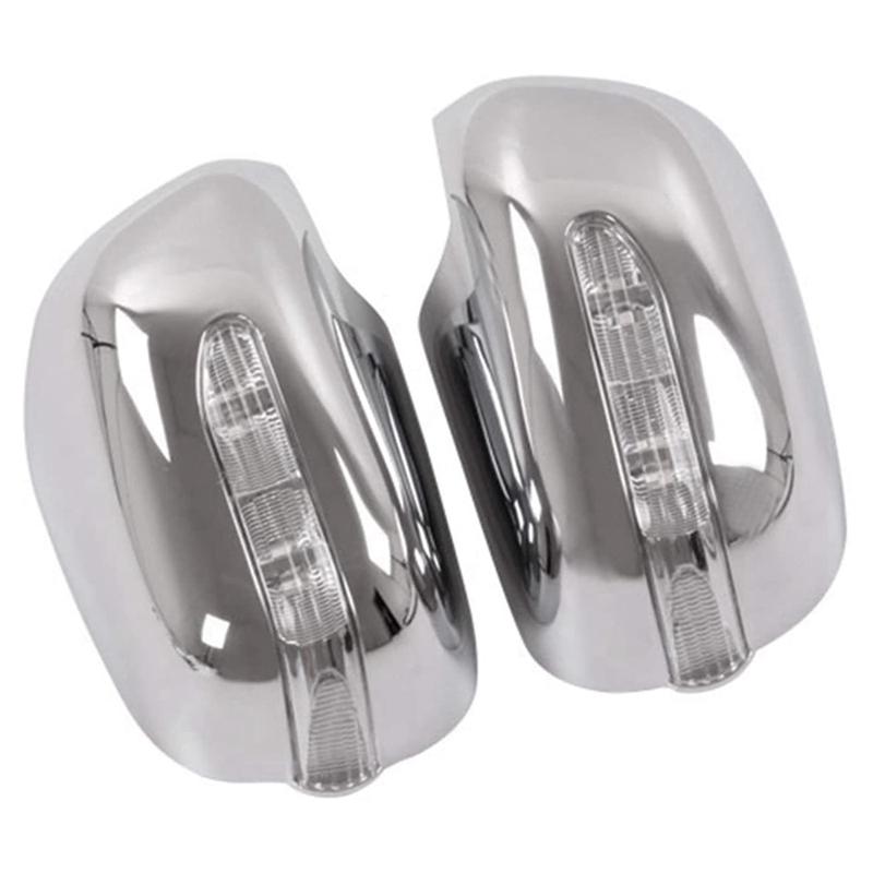 Copertura per specchietto retrovisore a LED per auto con luce laterale e indicatore di direzione per Toyota HILUX VIGO 2006-2014