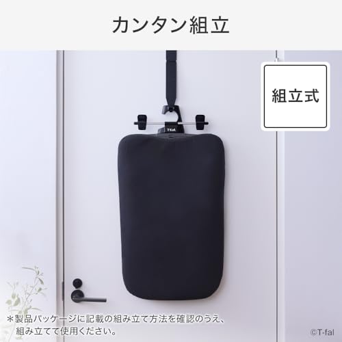 T-fal XD5400J0 2-Way Steam & Ironing Board, Featuring an Ultra-lightweight Design, Door Hooks, and Pants Clips for Easy Ironing. Easy Assembly.