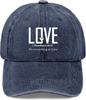 Love 1 Corinthians 16 14 Distressed Baseball Cap Washed Polyester Casual Adjustable Adult Hat