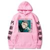 Anime Jujutsu Kaisen Graphic Printed Hoodies Vintage Oversized Hooded Sweatshirt Long Sleeves Hoodie Men Women Clothes