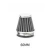 1PC Universal 35-60mm Motorcycle Tapered Air Filter Cleaner Dirt Pit High Air Flow Filter Moto Conical Air Filter Dirt Cleaner