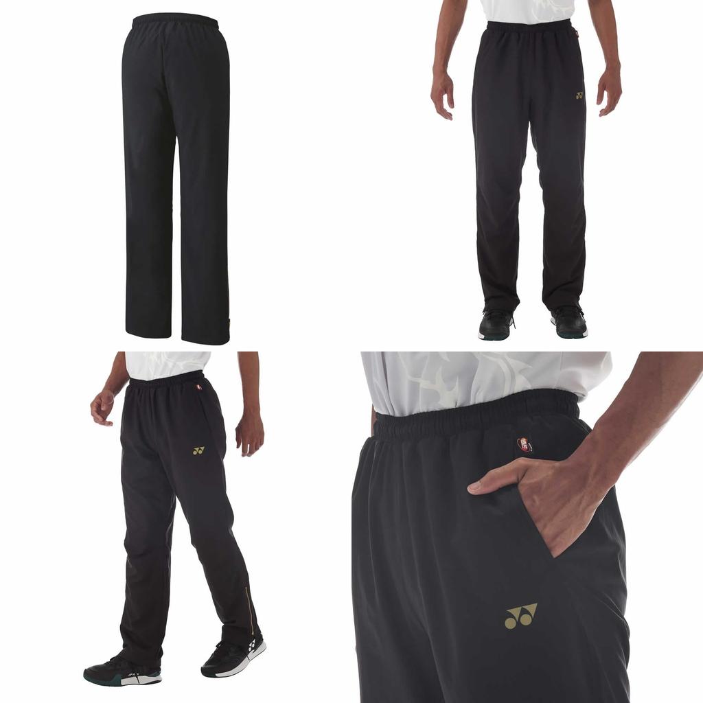 Sticker Soft Tennis Badminton Yonex Lined Windwarmer Shirt Pants Windbreaker Top and Bottom Set Heat Capsule Antistatic Water Repellent Reflective