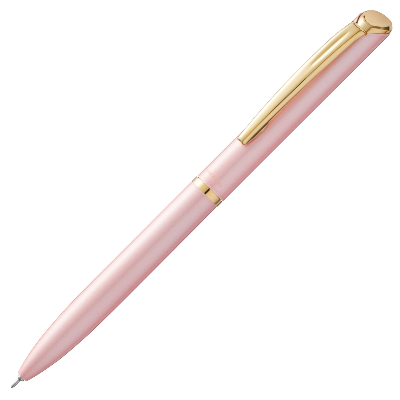 Pentel EnerGel Philography Ballpoint Gel Pastel Pink Black Pen, Ink, 0.5mm, BLN2005PP-AG,