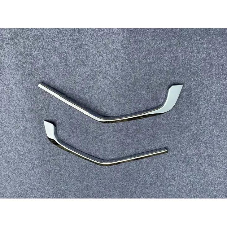 2pcs ABS Chromed Car Front Grill Grille Decorative Cover Trim Strips For Toyota RAV4 XA50     Car Styling Decals