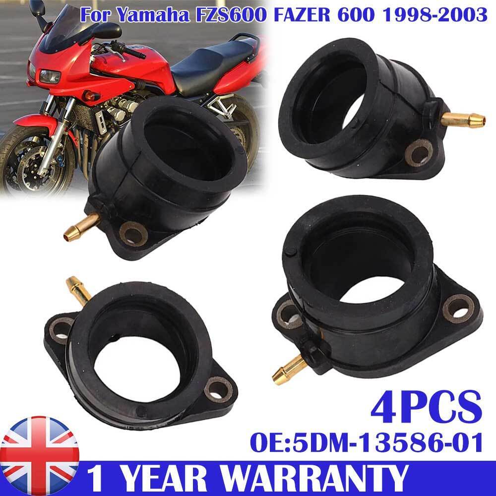 Used For Yamaha FAZER FZS 600 FZS600 Automotive Carburetor Carbon Fiber Intake Manifold Pipe Interface Joint Automotive Parts
