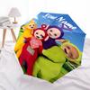 Personalized Name T-Teletubbies Print Umbrella - Automatic Open/Close, Eight-Rib Durable Frame, Automatic Folding Umbrella