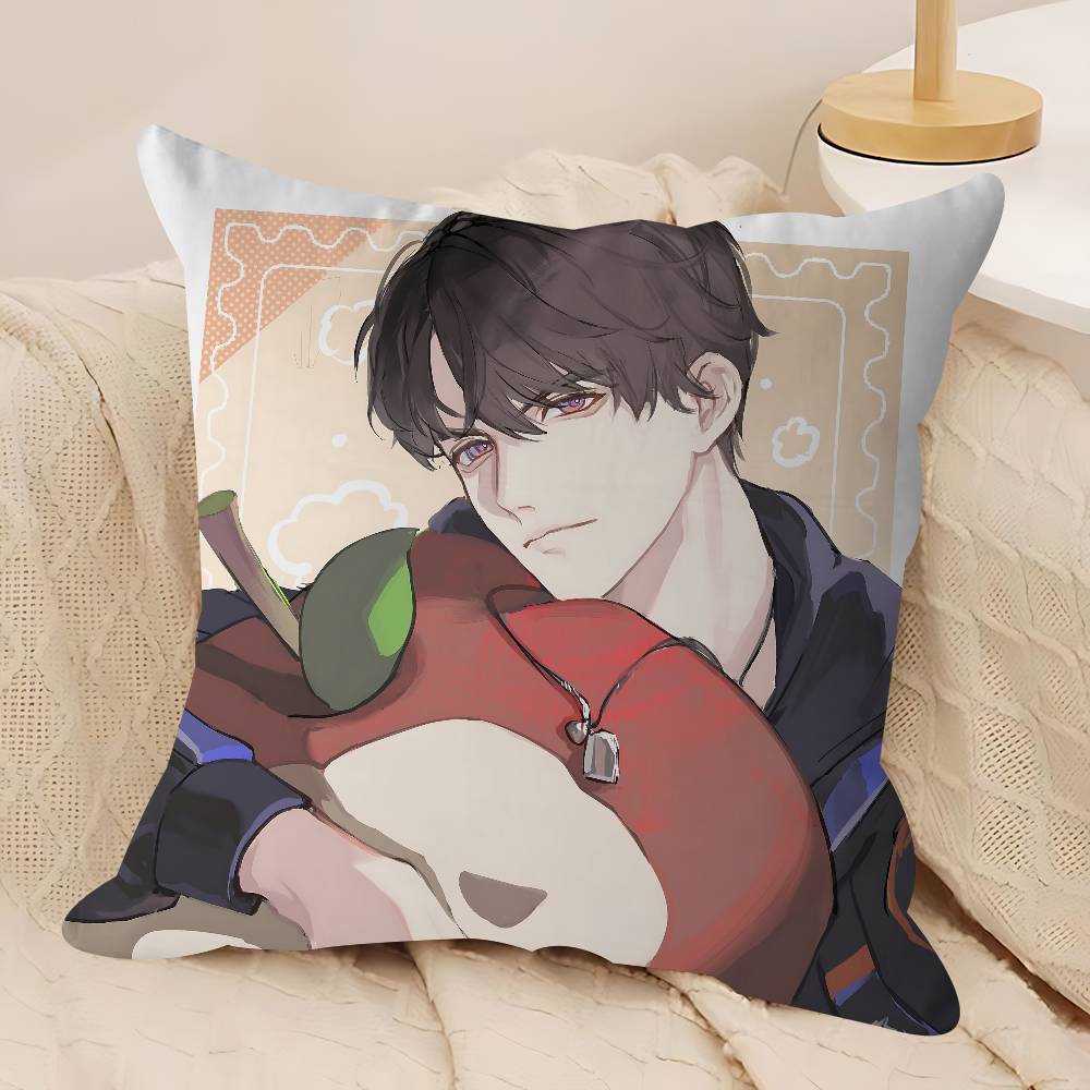 Мультяшный L-Любовь и D-Глубокий космос Кленовый дизайн Наволочка Счастливый Осенний Урожай Декор Праздничный Декор Наволочка 12x12Inch