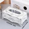 1 Vintage Floral Tissue Box, Kitchen and Bathroom Tissue Holder for Home and Office Decoration, As Well As Mother's Day Gifts