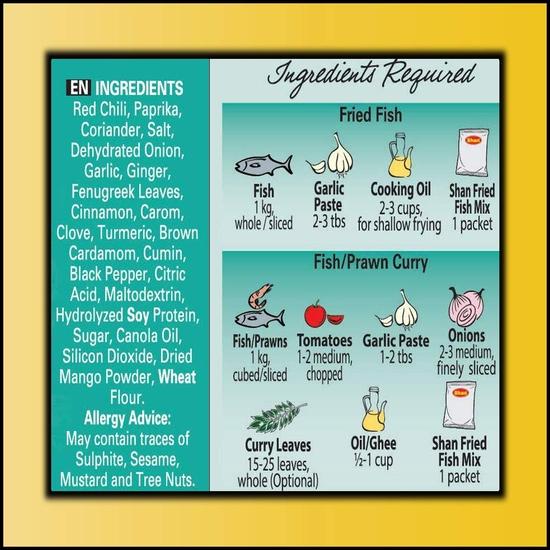 Pește Masala Prăjit Shan, 50 g