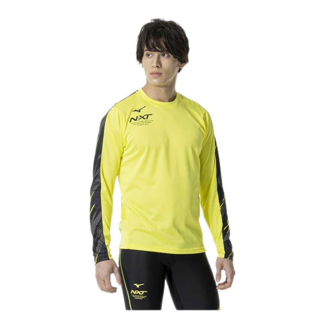 

Mizuno Track Field Practice Long XS N-XT & Shirt, Sleeve, U2MAA502, Volt,