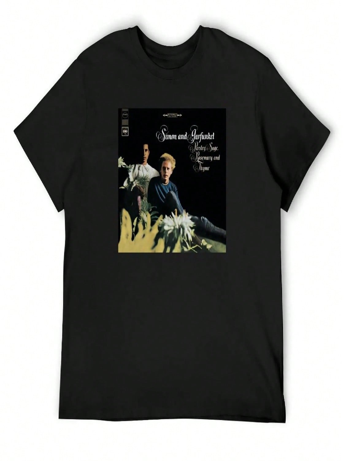 Simon And Garfunkel - Parsley, Sage, Rosemary And Thyme T-Shirt Aesthetic Clothes Hippie Clothes Tees unisex T Shirts High Quality S разноцветный