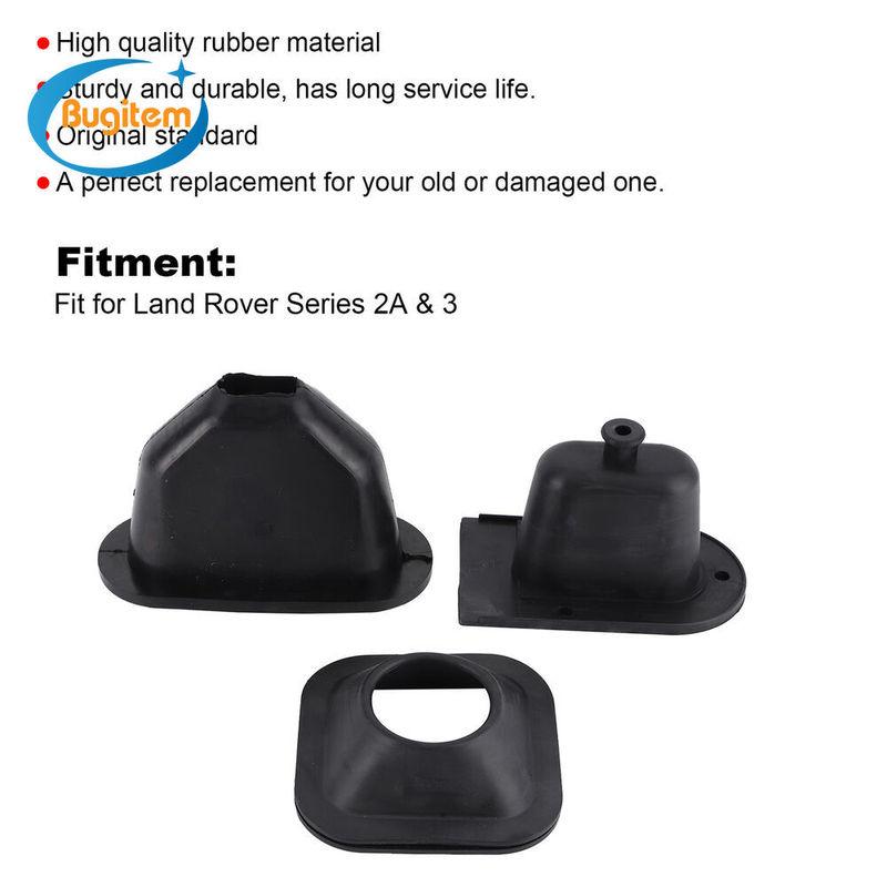 3PCS/Set Gear Lever and Handbrake Lever Gaiter Kit DA2466 Rubber Boot For Land Rover Series 2A & 3 Auto Repair Kit