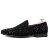 2025 New Brand Mens Loafers Luxury Shoes Denim And Metal Sequins High Quality Casual Men Shoes