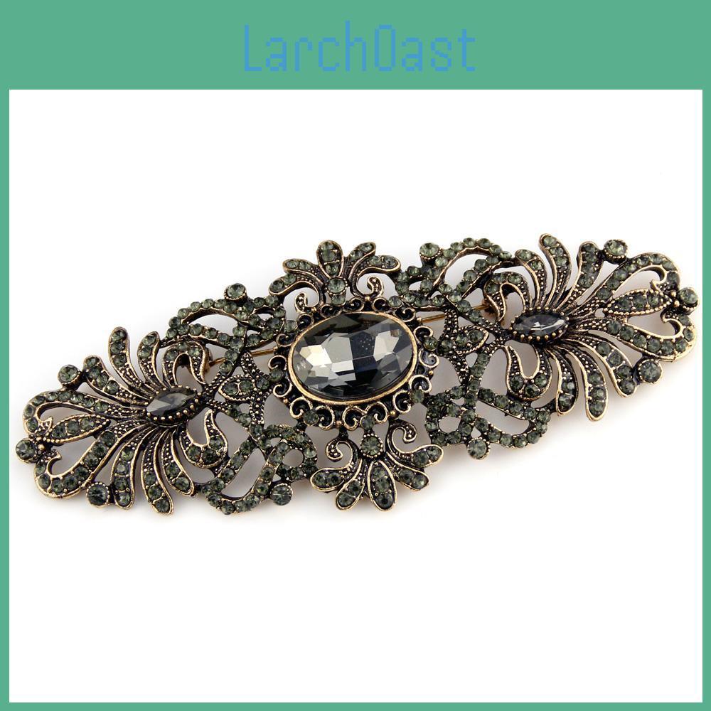 Flower For Vintage Brooch Bohemia Women Retro Full Crystal Turkish Wedding Bijoux Hijab Pins