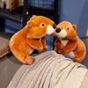Beaver & Marmot Plush Toy with Big Teeth - Stuffed Animal Birthday Gift for Kids or Girlfriend
