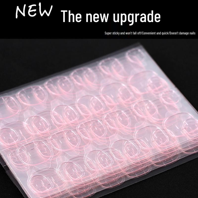 Klej do tipsów: Wysoka lepkość 0,4 mm Wodoodporny Różowy/Żółty Dwustronny Klej Żelowy