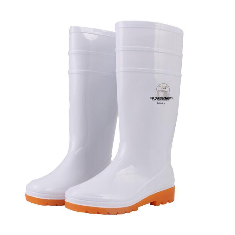 FENGYISHUN White Food Grade Safety Rain Boots