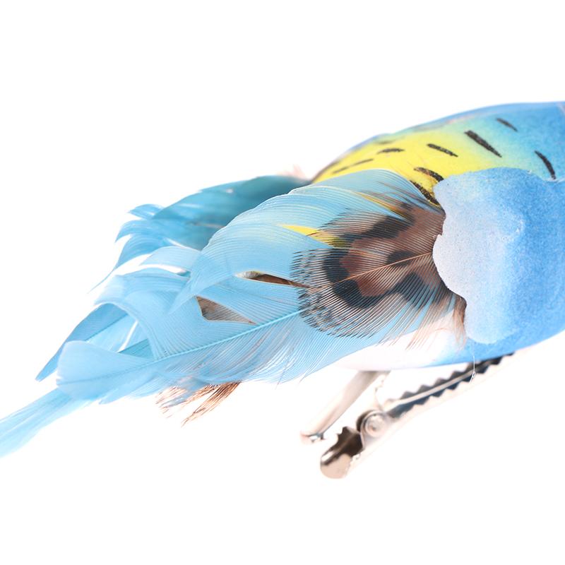 Creative Artificial Parrot Fake Foam Animal Simulation Feather Birds Models Diy For Wedding Party Home Garden Ornament Decor