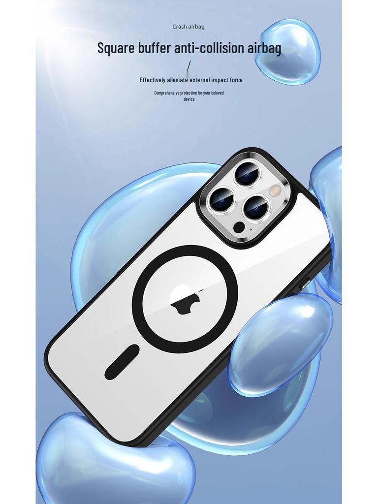 MagSafe High Transparency Magnetic Case for iPhone 17 Plus/16 Pro, Soft Edge, Drop Protection