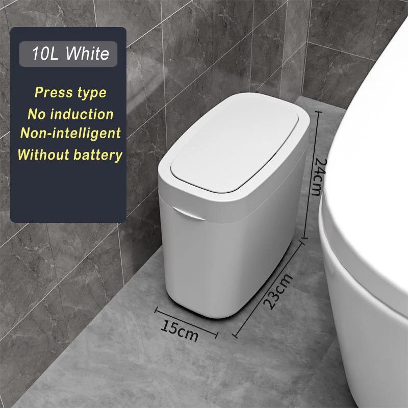 13L/16L Smart Trash Can Smart Sensor Electric Automatic Open and Close USB Waterproof with Sensor Smart Home Bathroom Toilet