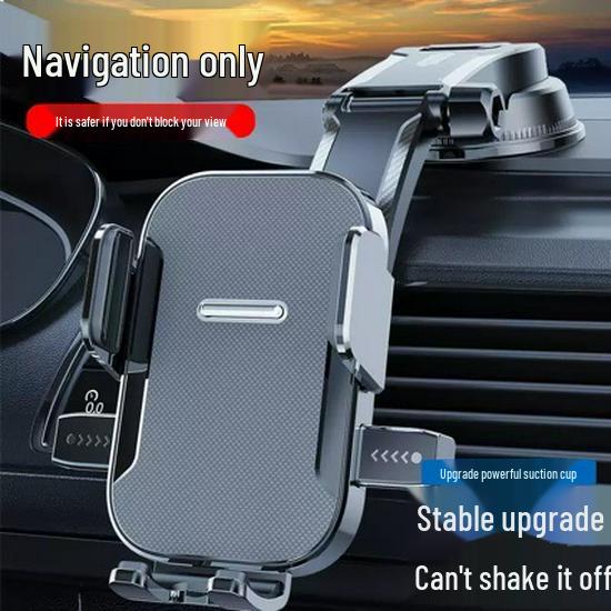 Multifunctional Car Phone Holder with Suction Cup and Air Vent Mount